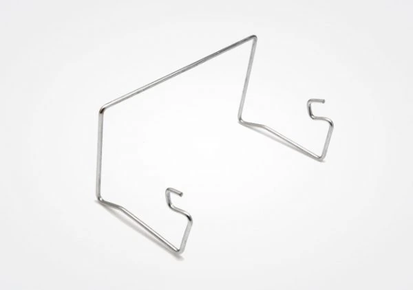 Custom formed wire bracket manufactured for specialized industrial applications