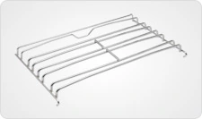 Gas cooker wire rack with parallel supports for household cooking appliances