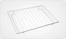 Rectangular wire shelf for gas cooker and oven rack applications