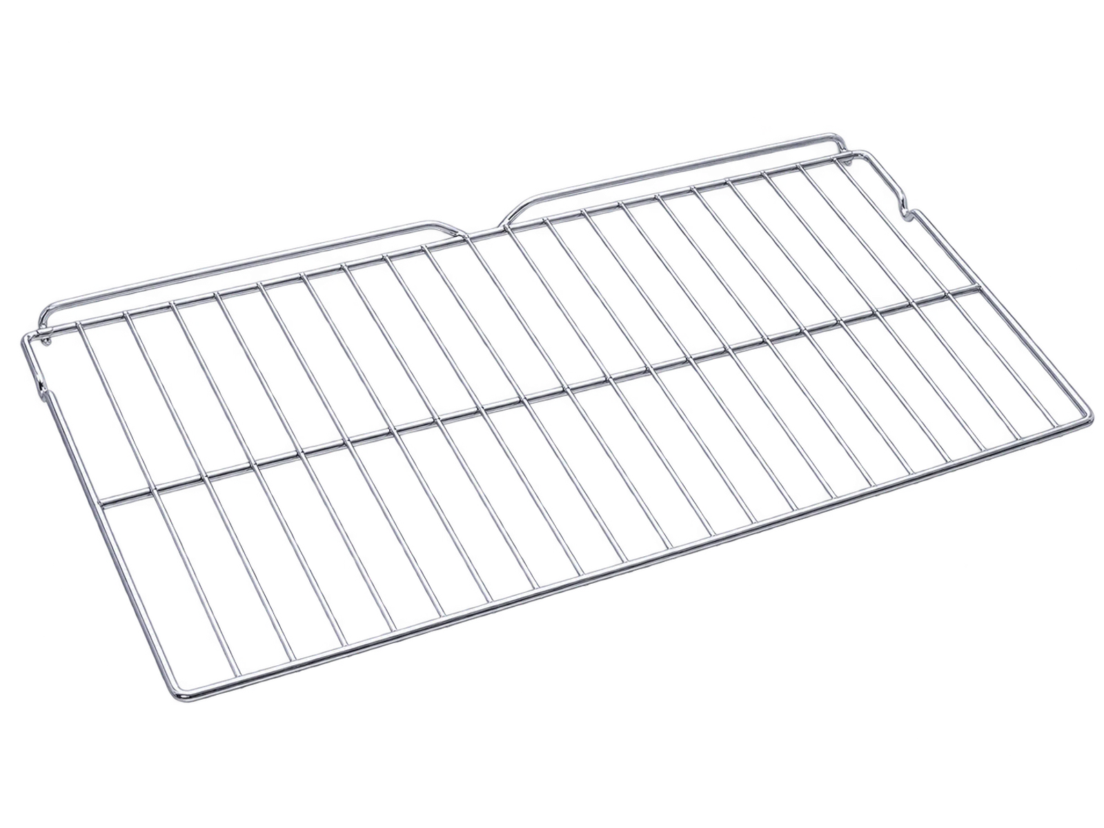 Gas cooker oven wire rack with welded parallel wire construction