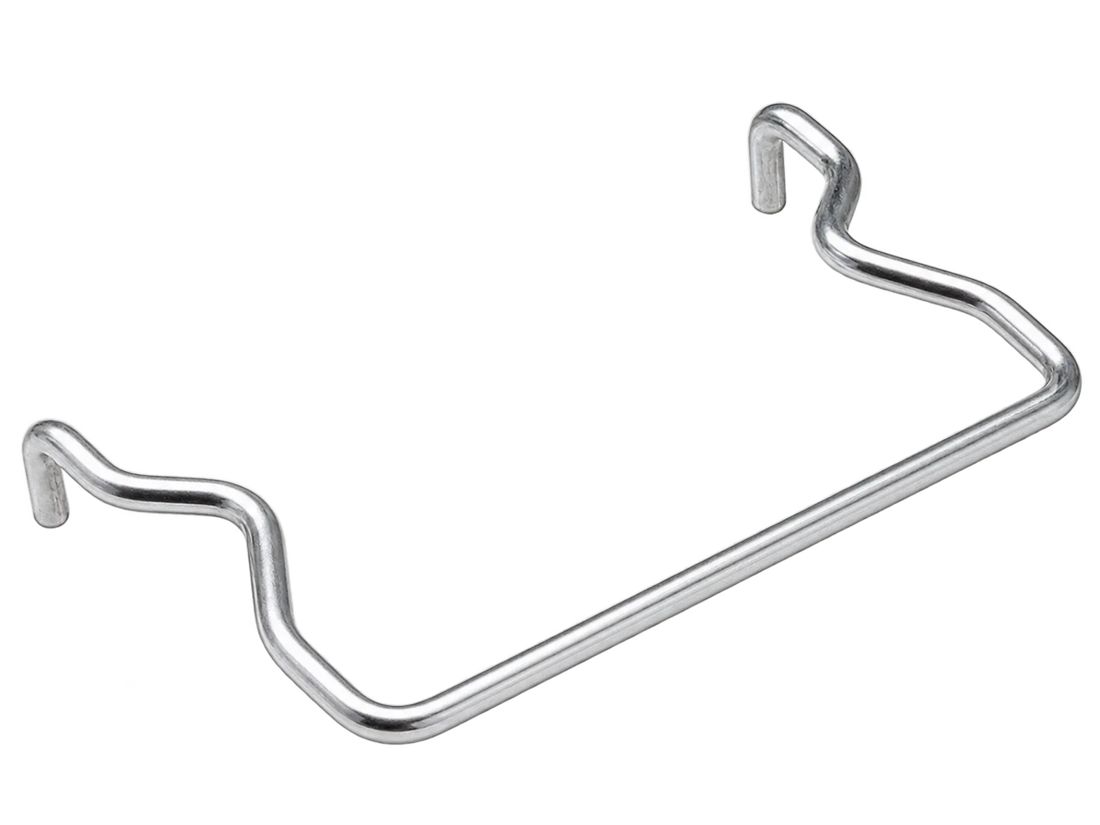 Bent metal wire support bracket for gas cooker and household appliance assemblies