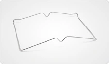 Custom formed wire support bracket for gas cooker internal component assemblies
